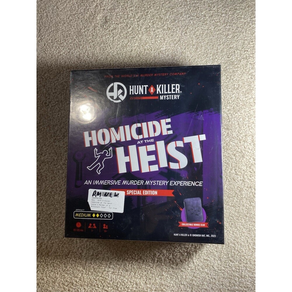 Hunt A Killer Homicide at the Heist Special Edition Murder Mystery Game New